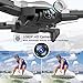 Drones with Camera for Adults, EMISK 1080P WiFi FPV Quadcopter Drone with Dual Cameras, Drones with Camera for Kids, 18mins Long Flight RC Foldable Drone RTF- Altitude Hold, APP Control, Follow Mode