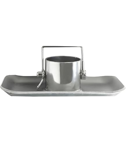 5000lb Heavy-Duty Trailer Jack Foot Plate - Removable Replacement For A-Frame Boat, Camper, RV - Black Alloy Steel