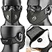 BASE CAMP Dust Mask Activated Carbon Dustproof Mask with Extra Carbon N99 Filters for Woodworking Mowing Sanding Running Cycling Outdoor Activities