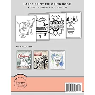 Download Buy Simple Coloring Book For Adults Large Print Coloring Book Beginners Seniors Dementia Alzheimer S Parkinson S Patients Simple Coloring Books Series Paperback Large Print April 22 2020 Online In Indonesia B087l6wq4w
