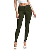 Hybrid & Company Womens Hyper Ultra Stretch Comfy Skinny Leg Work Casual Pants