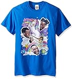 WWE Men's New Day T-Shirt, Royal, Large