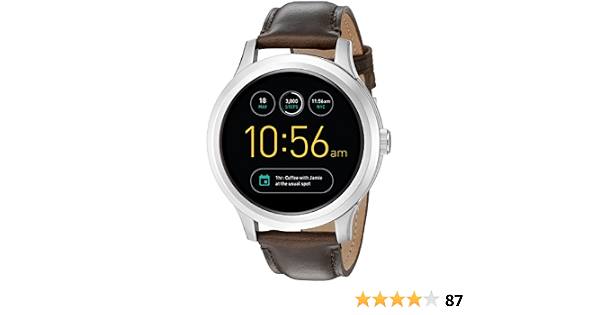 Fossil Q Founder Gen 1 Touchscreen Brown Leather Smartwatch : Amazon.ca:  Clothing, Shoes \u0026 Accessories