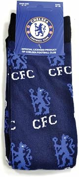 Chelsea Multi Crest Socks Size 8-11 All Over Print 75% Cotton 24% Nylon view 2