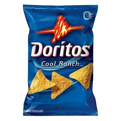 Doritos Tortilla Chips, Cool Ranch Flavor, 14.5 oz