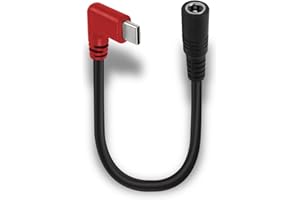 Smarkey 12V Heated Jacket Battery StepUp Adapter Charger Cable for Milwaukee, M12, Makita, Snap-on, Metabo, Craftsman, AEG Gear (TypeC Step-Up Cable Only Working for 12V Jackets)