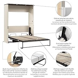 Bestar Full Wall Bed with Desk