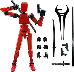 T13 Action Figure 3D Printed Multi-Jointed Movable
