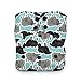 Thirsties Natural One Size All in One Cloth Diaper, Snap Closure, Counting Sheep