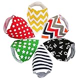 Baby Bandana Burp Bibs for Drooling and Teething 6 Pack Gift Set by CheekyTummy (Unisex) ...