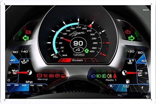 Automobile Car Vehicle Metal Poster Plate Tin Sign by Jake Box (8"x12" inches) A-CAR02155