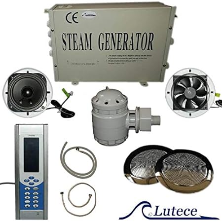 Kit Hamam Piccolo Volume Generatore Di Vapore 2 8kw Display Lcd Con Accessori