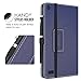 MoKo Case for All-New Amazon Fire 7 Tablet (7th Generation, 2017 Release Only) - Slim Folding Stand Cover Case for Fire 7, Wolf Totem (with Auto Wake/Sleep)