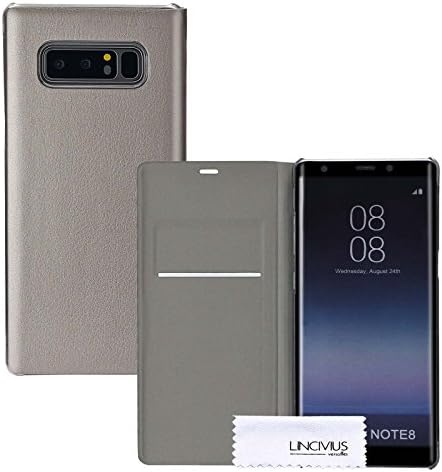 Lincivius samsung note 8 Case, samsung galaxy note 8 Wallet Case [Flip Cover] Protective Folio Flip Case thin Design