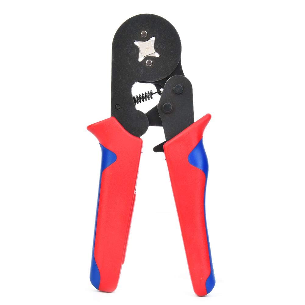 Crimper Pliers, HSC8 6-4A Self-Adjusting Ratchet Crimper Ratchet Crimping Pliers 0.25~10mm² AWG23-10