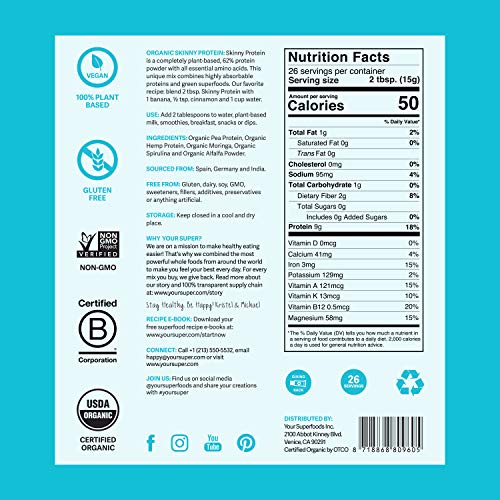 Your-Super-Skinny-Protein-Superfood-Mix-Plant-Based-Protein-Powder-Lose-Weight-Control-Hunger-Post-Workout-Recovery-Essential-Amino-Acids-Non-GMO-Organic-Spirulina-141-Ounces-26-Servings