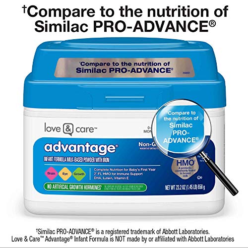 Love & Care Advantage Infant Formula Milk-based Powder With Iron Non-gmo, 23.2 Ounce