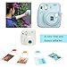Katia Instant Camera Accessories Bundle Compatible for Fujifilm Instax Mini 9 / Mini 8+ / Mini 8 Instant Film Camera. Includes Camera Case, Album, Frame, Stickers, Strap,etc - Bohemian