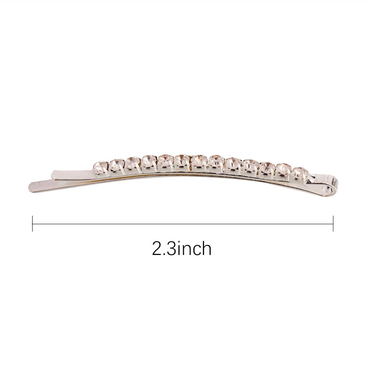 24 Pieces Pin Hair Clips-Fashion Korean Pin Hair Clips Sweet Alloy Catch Chain Fashion Hair Clips, Hair Clip Styling Tool Hair Accessories for Ladies and Girls : Beauty