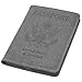 KINGMAS Passport Holder Cover, Unisex Travel Passport Wallet Case With RFID Blocking