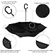 MY'S Inverted Reverse Folding Umbrella Double Layer Cars Reversible Umbrella Waterproof UV Proof Windproof Umbrella Self-Standing & C-Shape Easter/Mothers Day Promotion! (Black Knight)