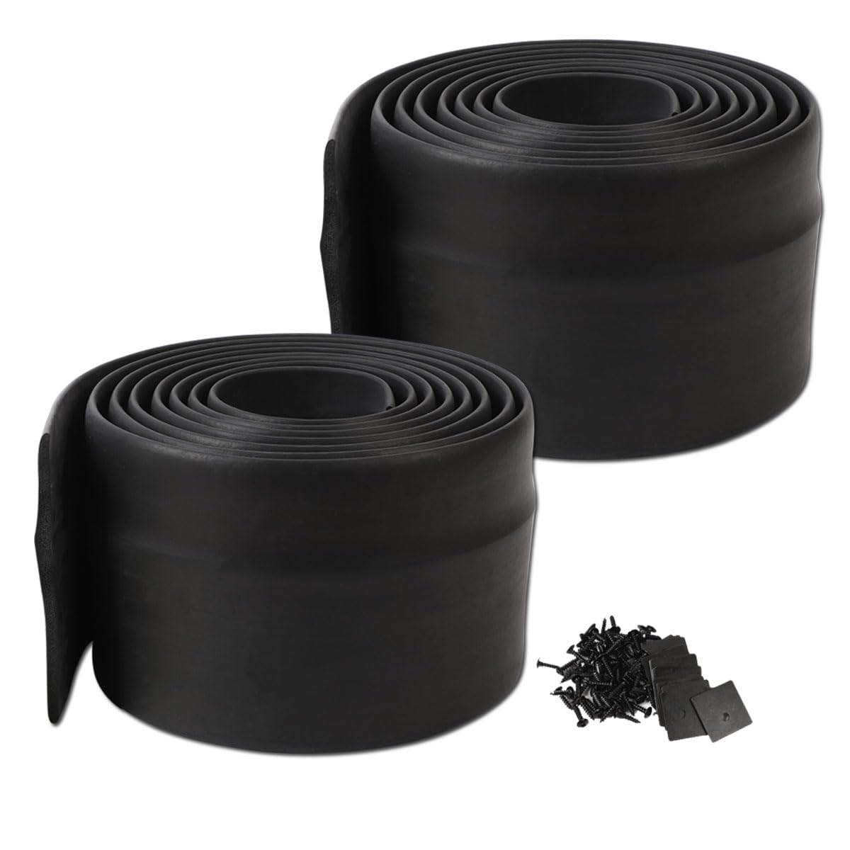 Photo 1 of XmuxHai 5.2IN*11.5FT*2PCS Rubber Fender Extension Flexible Rubber Wheel Arch for SUV and Truck Fender Flare Edge Trim Mud Flaps Mudguards