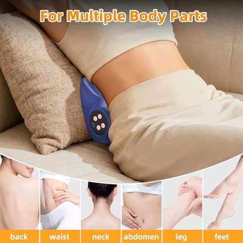 SteBeauty Neck Massager with Heat Deep Tissue 3 Temperature 41-45°C, 3 Vibration Modes Cordless U-Shaped Ergonomic for Neck Shoulder Back Pain Relief Massage Pillow, Gifts for Women Men Dad Mom