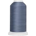 Superior Threads So Fine 3-Ply 50 Weight Polyester Sewing Thread Cone - 3280 Yards (#434 Misty Blue)