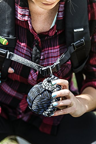 Holtzman’s Survival Kit Paracord Grenade The #1 BEST 48 tool emergency kit (Blue/Black)