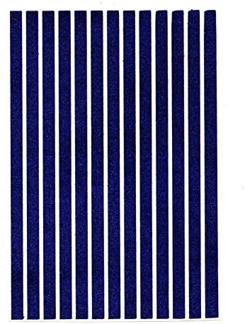 Okayji Craft Card Making Scrap Booking Kids Project Borders Outline Sticker, 21cm, 22-Pieces (Blue)