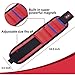 Magnetic Wristband, G-TING Adjustable Super Magnetic Wrist Band With 15 Strong Magnets for Holding Screws,Nails,Drill Bits Holding Tools,Bolts and Other Small Metal Tools.Unique Tool Gift for DIY(Red)
