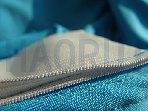 Haorui Rectangular Spandex Table Cover (6 ft. Turquoise) - Thumbnail 3
