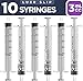 Care Touch Luer Slip Oral Syringes - Disposable 3mL Oral Syringes - No Needles - Great for Oral Medicine and Home Care