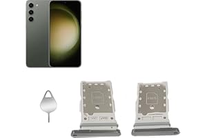 YUZHIYONG Galaxy S23/ S23 Plus SIM Card Tray Replacement for Samsung Galaxy S23/ S23 Plus SIM Holder Slot+Eject Pin (S23/S23Plus/Green)