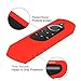 Fintie Silicone Case for Fire TV 4K / 2nd Gen Fire TV Stick / Fire TV Cube Voice Remote, Compatible with Echo / Echo Dot Alexa Voice Remote - Honey Comb Series [Anti Slip] Shock Proof Cover, Red