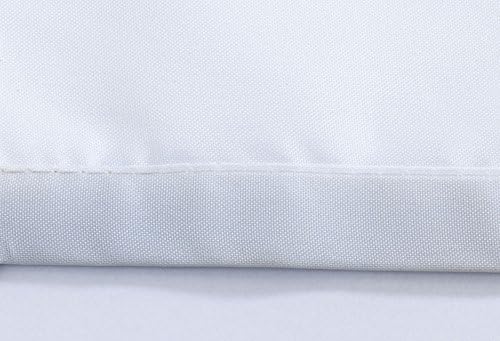 Wenko 19146100 Shower curtain singlecolour White highquality textile fabric, washable, Plastic Polyester, White - Image 5