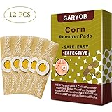 GARYOB Corn Remover Pads One Step 12 Medicated Pads Foot Callus Remover Cushions Plaster with Hole