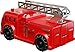 Nylea Magic Vehicles Inductive Truck [Follows Black Line] Magic Toy Car for Kids & Children - Best Toddler Toys Mini Magic Pen Inductive Fangle Kids Car Follow (Red Fire Truck)