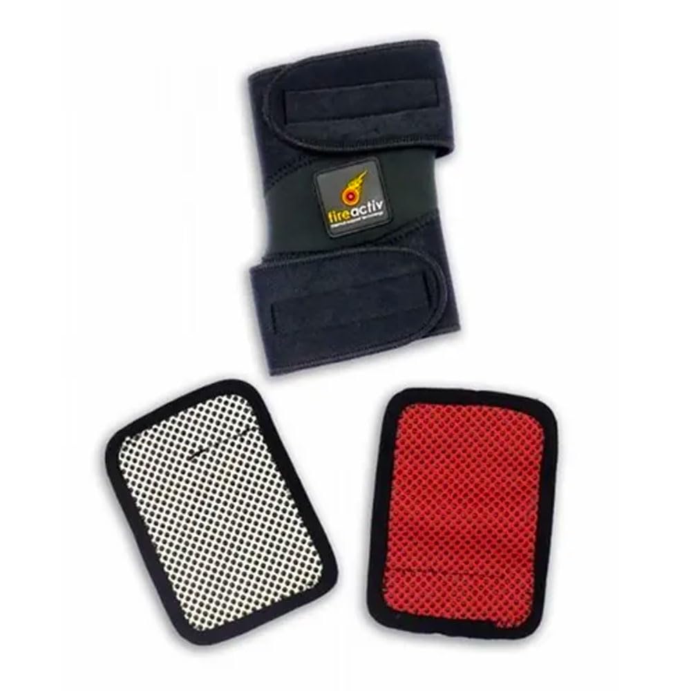 Fireactiv Thermal Elbow Support, Heat Therapy, Elbow Joint Compression, Minimises Swelling, Reduces Excessive Movement, Eases Osteoarthritis & Rheumatoid Arthritis Pain, Increases Blood Flow