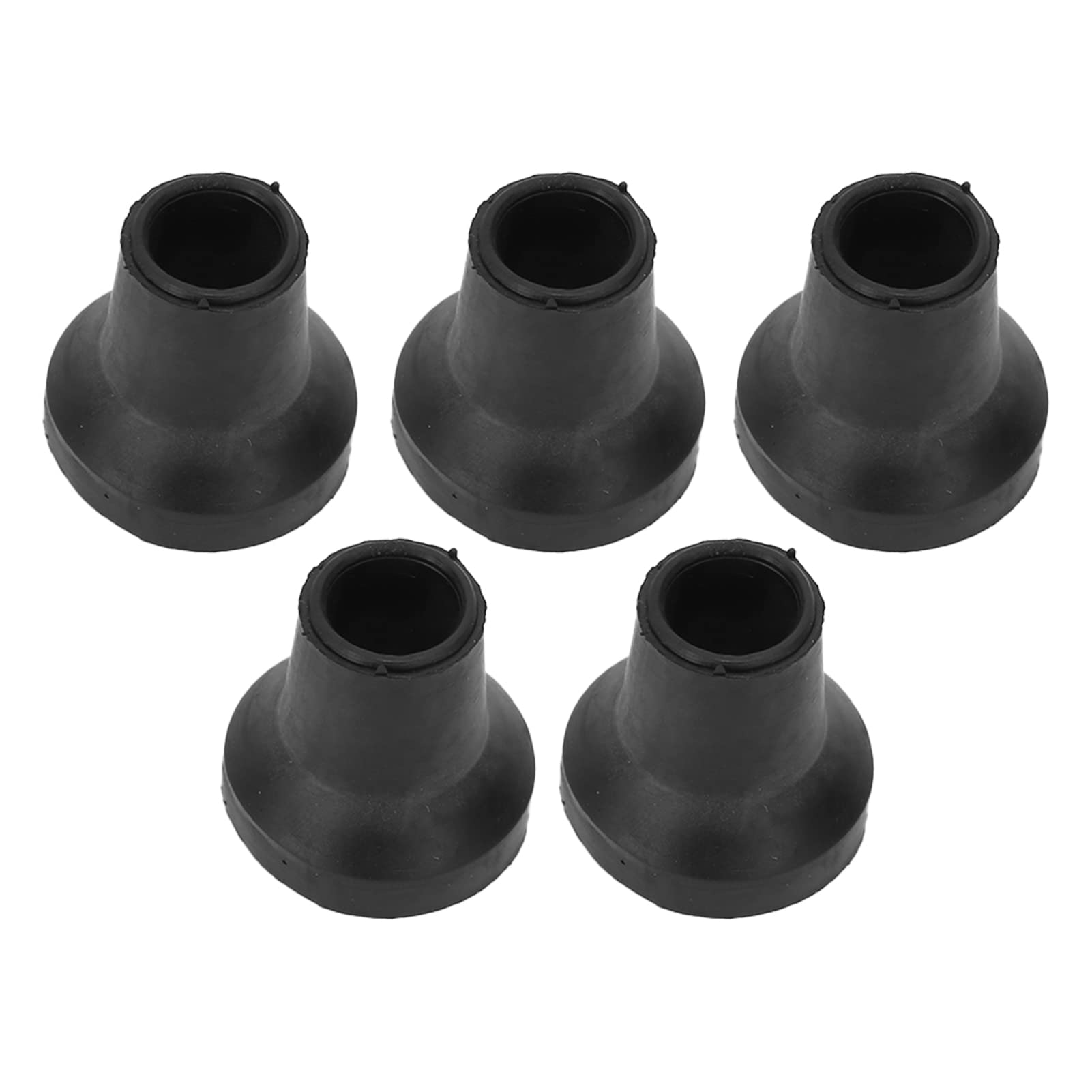 5Pcs 14mm Rubber Replacement Cane Tip Crutch Tips Natural Rubber Anti Skid Nonslip Walking Stick Pad End Bottom Accessory Protector