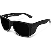 MAXJULI XXL Size Z87 Sunglasses with Side Shield for Big Wide Heads Men TR90 Ultralight UV400 Protection Glasses Z8806XXL-S