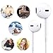 Premium Earbuds,Earphones Headphones with Stereo Mic&Remote Noise Isolating Headset Control for iPhone iPod iPad Samsung Galaxy S7 S8 and Android Phones