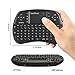Leelbox 2.4Ghz Mini Wireless Keyboard with Mouse Touchpad Rechargeable Combos for PC Pad Android TV Box
