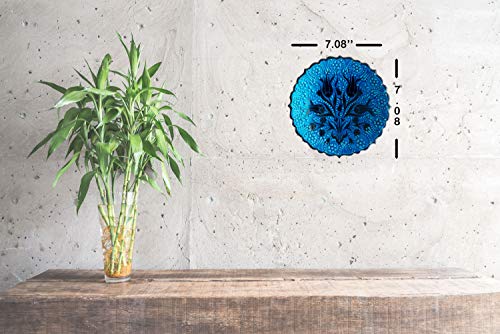 Ayennur Turkish Decorative Plate Handmade Ceramic Ornament for Home&Office Wall Decor