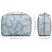 Hanging Travel Toiletry Bag Cosmetic Make up Organizer for Women and Girls Waterproof (A-Flamingo Large)