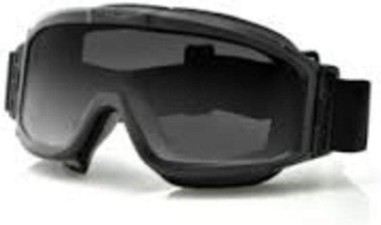 Bobster Alpha Interchangeable Ballistic Goggles - Black Frame, 2 Lenses, ANSI Z87.1-2003 +
