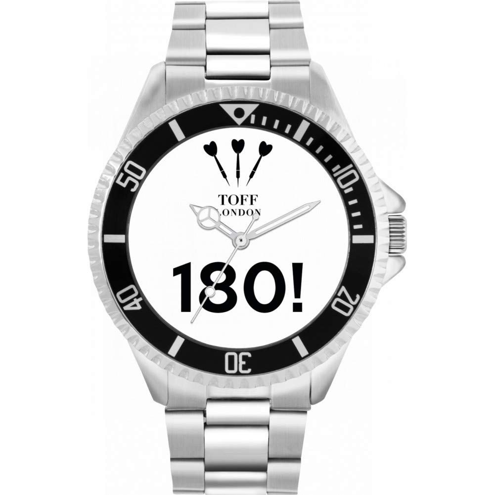 Toff London Mens White 180 Darts Watch