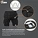 JBM Extra Large 3 Sizes Hip Padded Shorts Adjustable Protective Gear for Multi-Sports Purpose: Snow Skiing, Hockey, Skateboarding, Snowboard, Riding