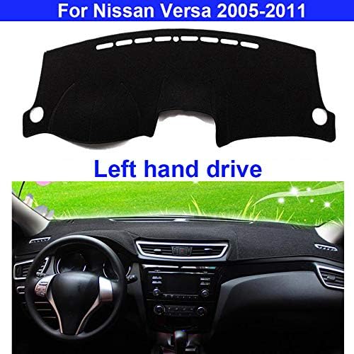 1Pcs black Car Dashboard Mat Non Slip Sun Pad Dashboard Mat. (Left hand drive)