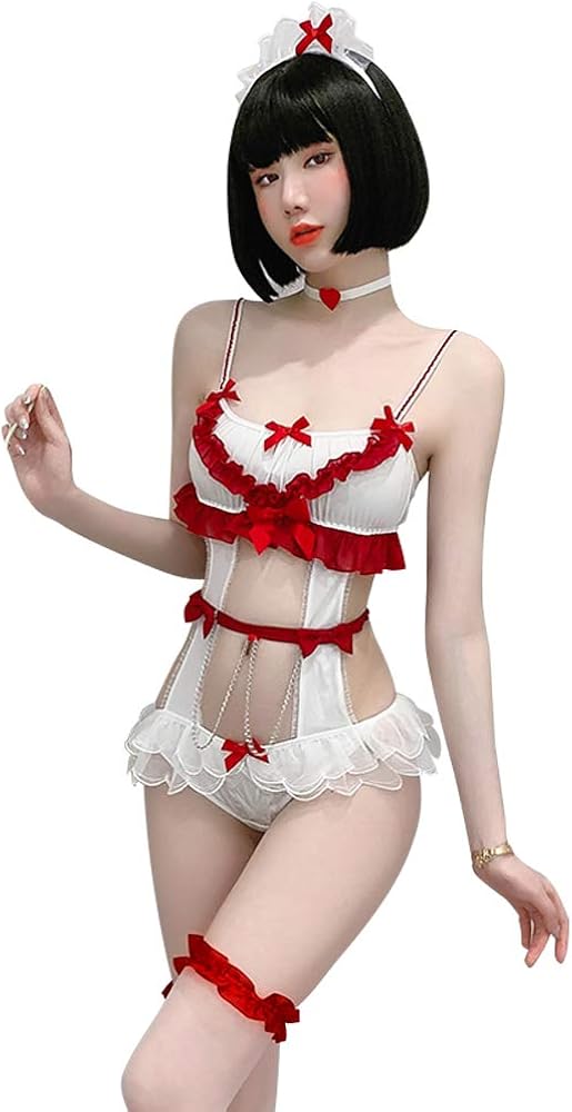 SINMIUANIME Women Nurse Uniform Adult Cosplay Costume - Sexy Lingerie (7001White)